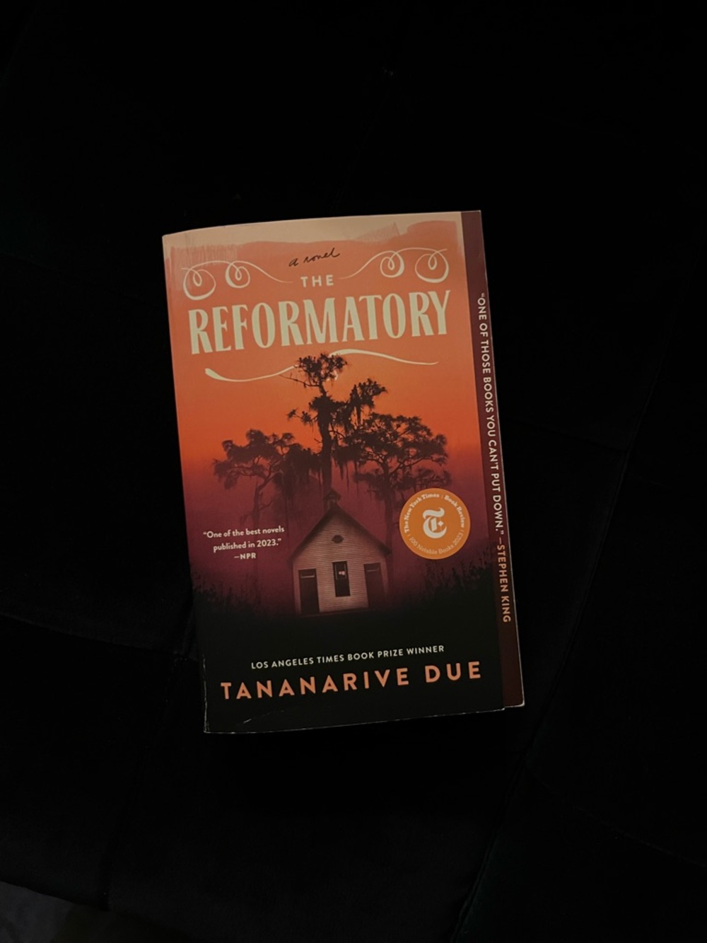 The Reformatory by Tananarive Due - Orange & Black Paperback
